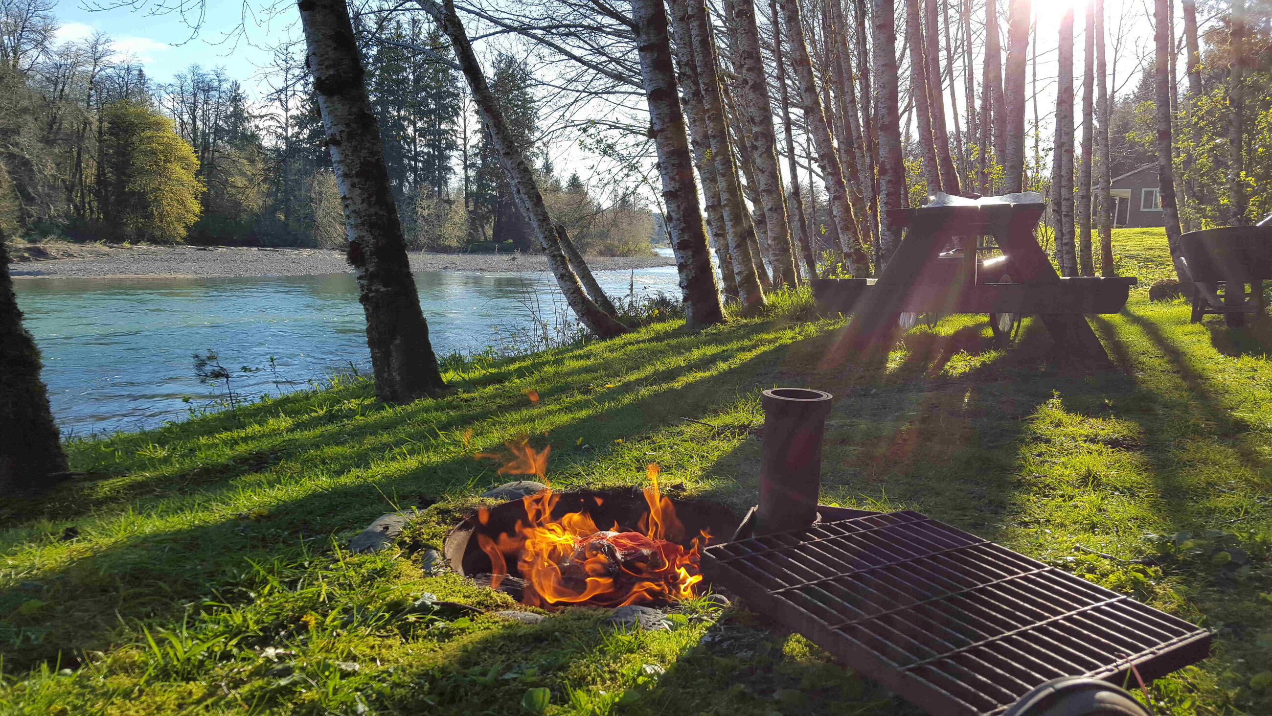 East path picnic site in March